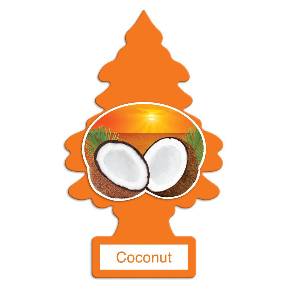 slide 3 of 18, Little Trees Air Fresheners - Coconut, 3 ct