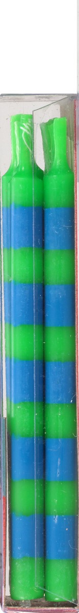 slide 9 of 9, Betty Crocker 4.25 Inch Stacked Stripes Birthday Candles 12 ea, 12 ct