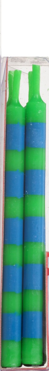 slide 5 of 9, Betty Crocker 4.25 Inch Stacked Stripes Birthday Candles 12 ea, 12 ct