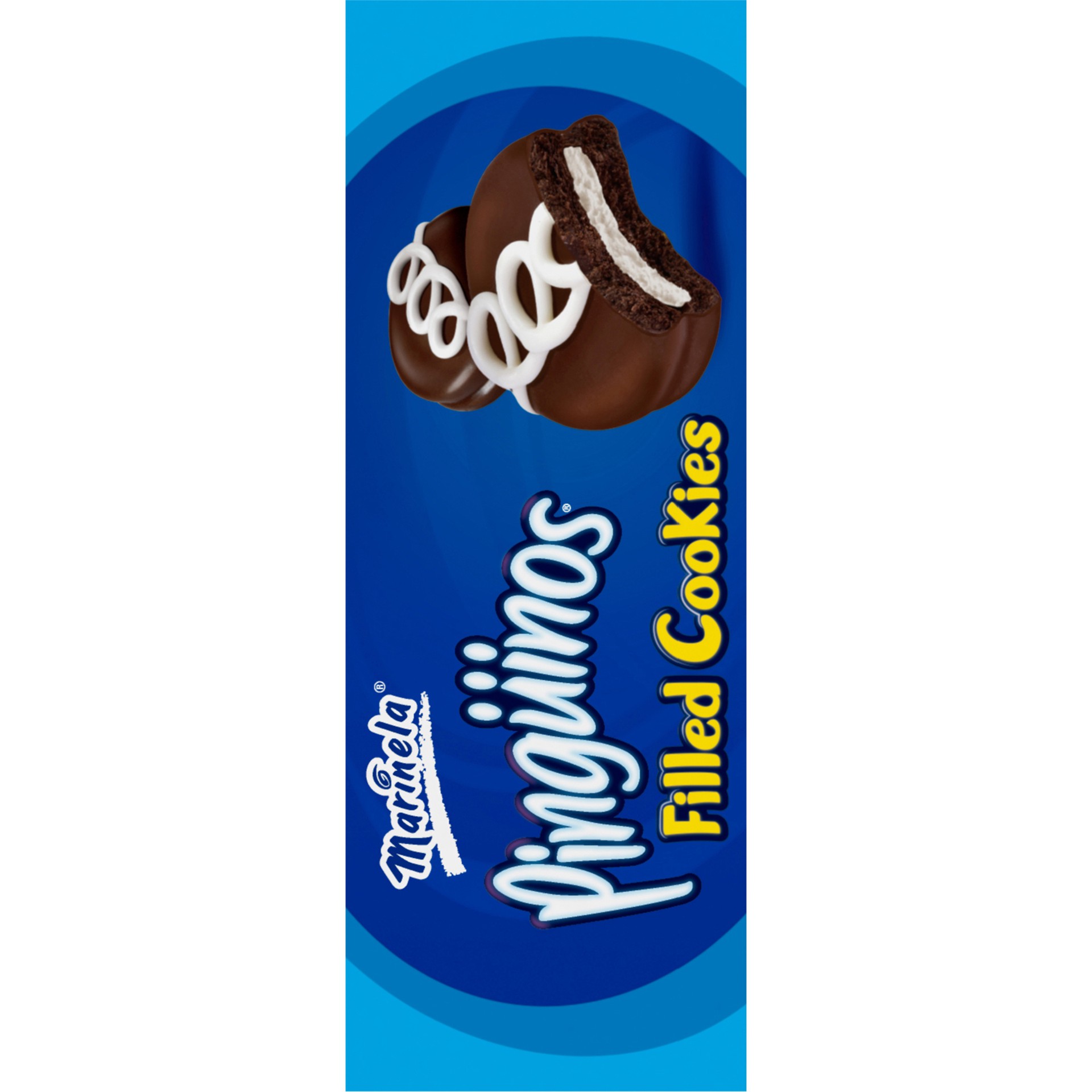 slide 4 of 5, Marinela Pingüinos Chocolate Crème Filled Cookies with Chocolate Coating, Artificially Flavored, 20 Count Box , 20 ct