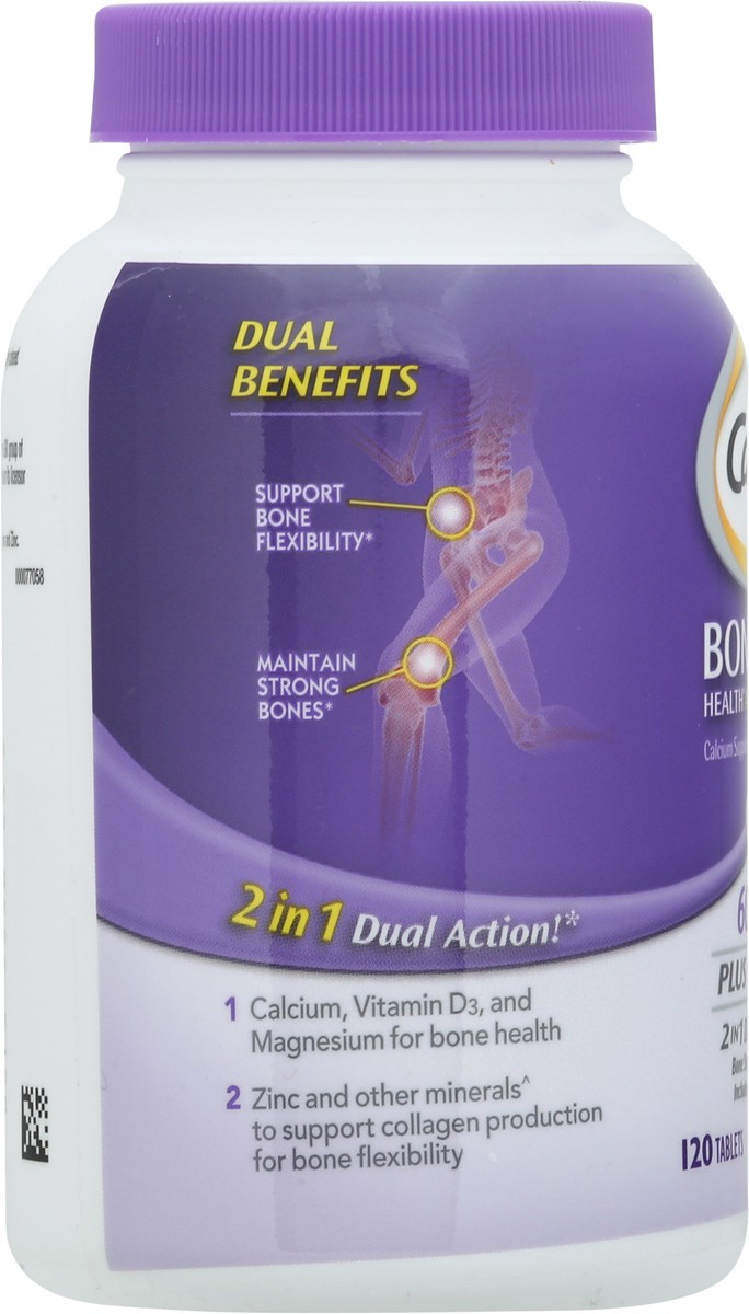 slide 6 of 10, Caltrate 600+D3 Plus Minerals Calcium and Vitamin D Supplement Tablets, 120 Count, 120 ct