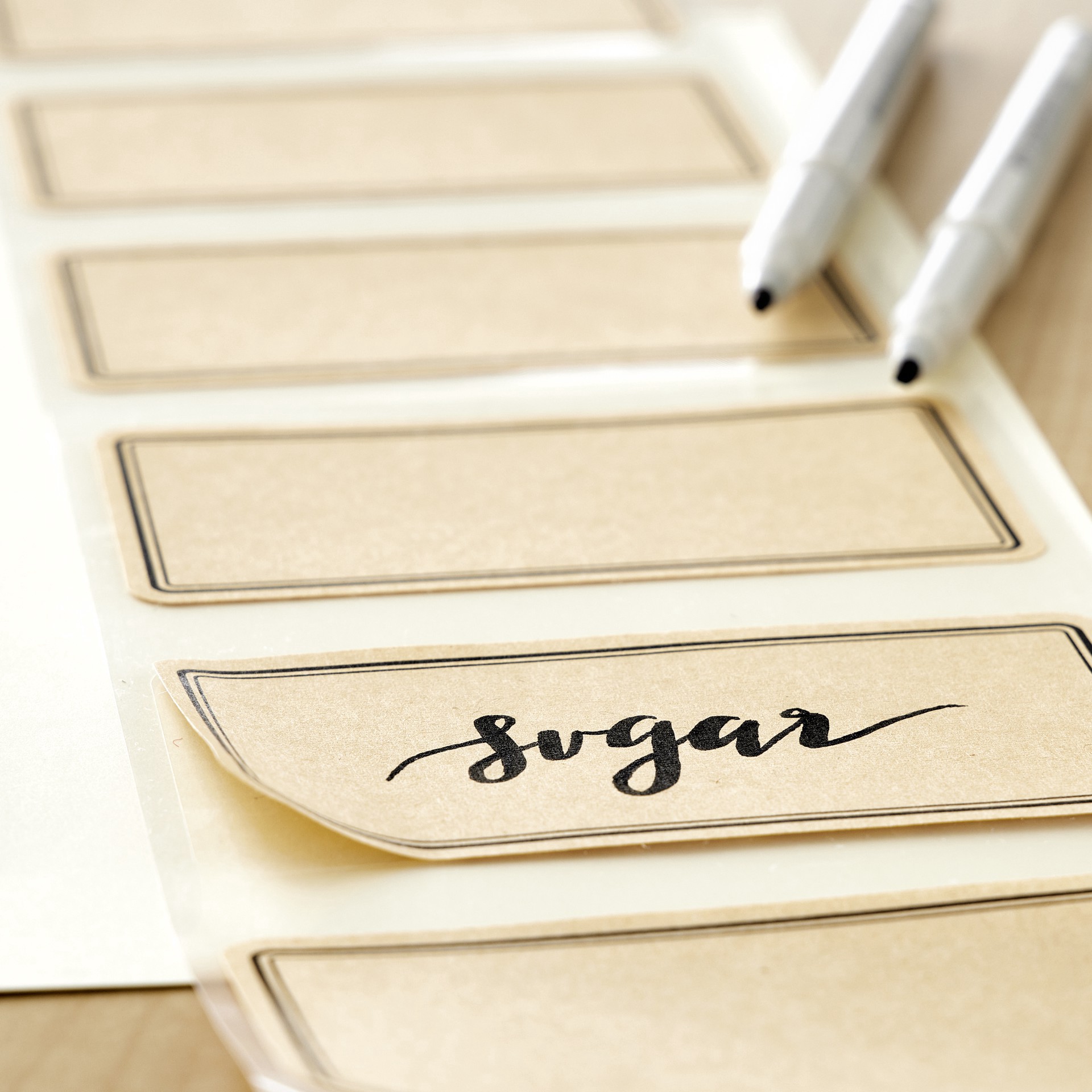 slide 3 of 3, Rectangle Kraft Labels By Recollections, 4 sheets, 12 labels