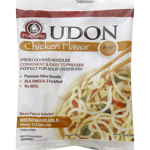 slide 3 of 4, Fortune Udon Chicken Flavor, 7 oz