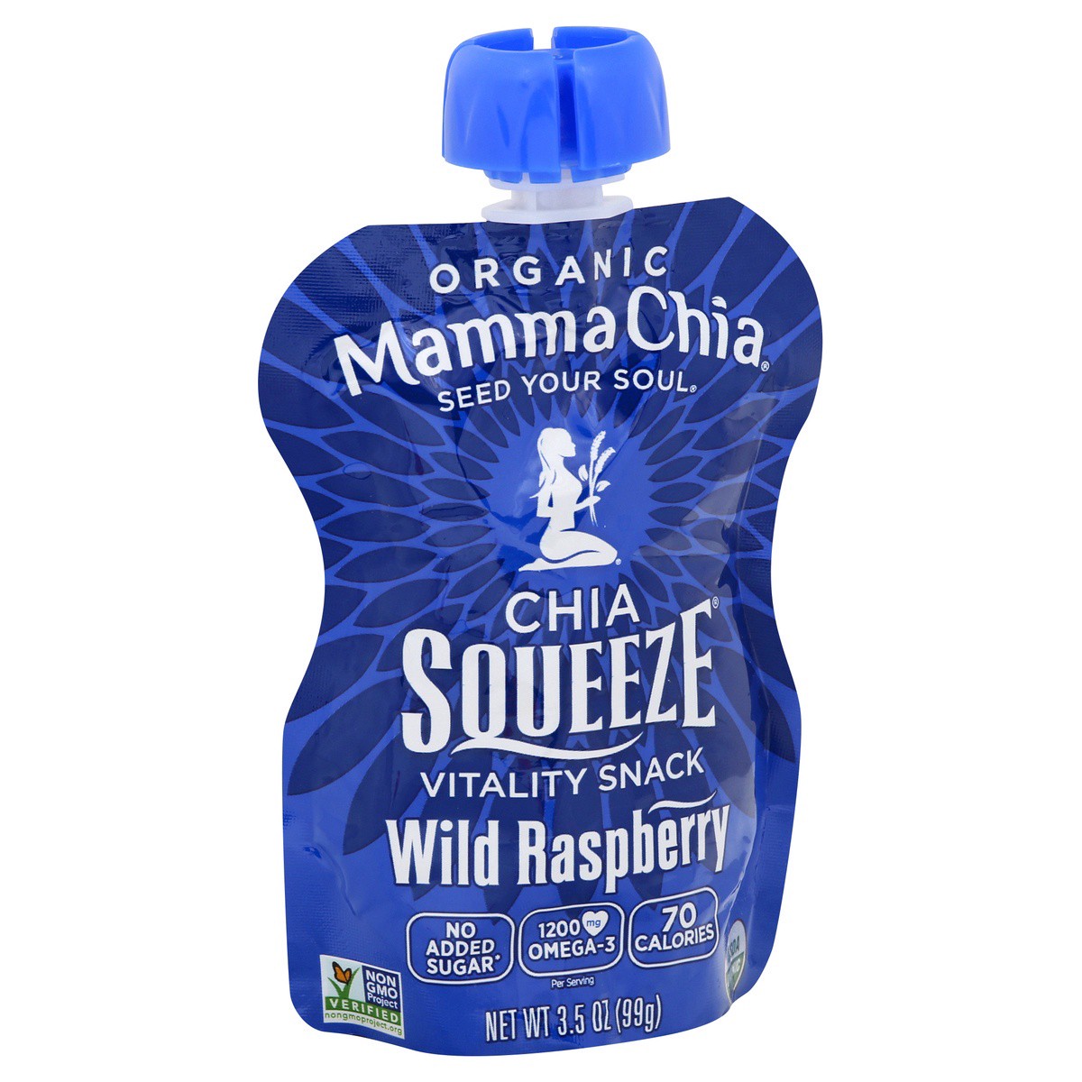 slide 8 of 9, Mamma Chia Wild Raspberry Squeeze Snack, 3.5 oz