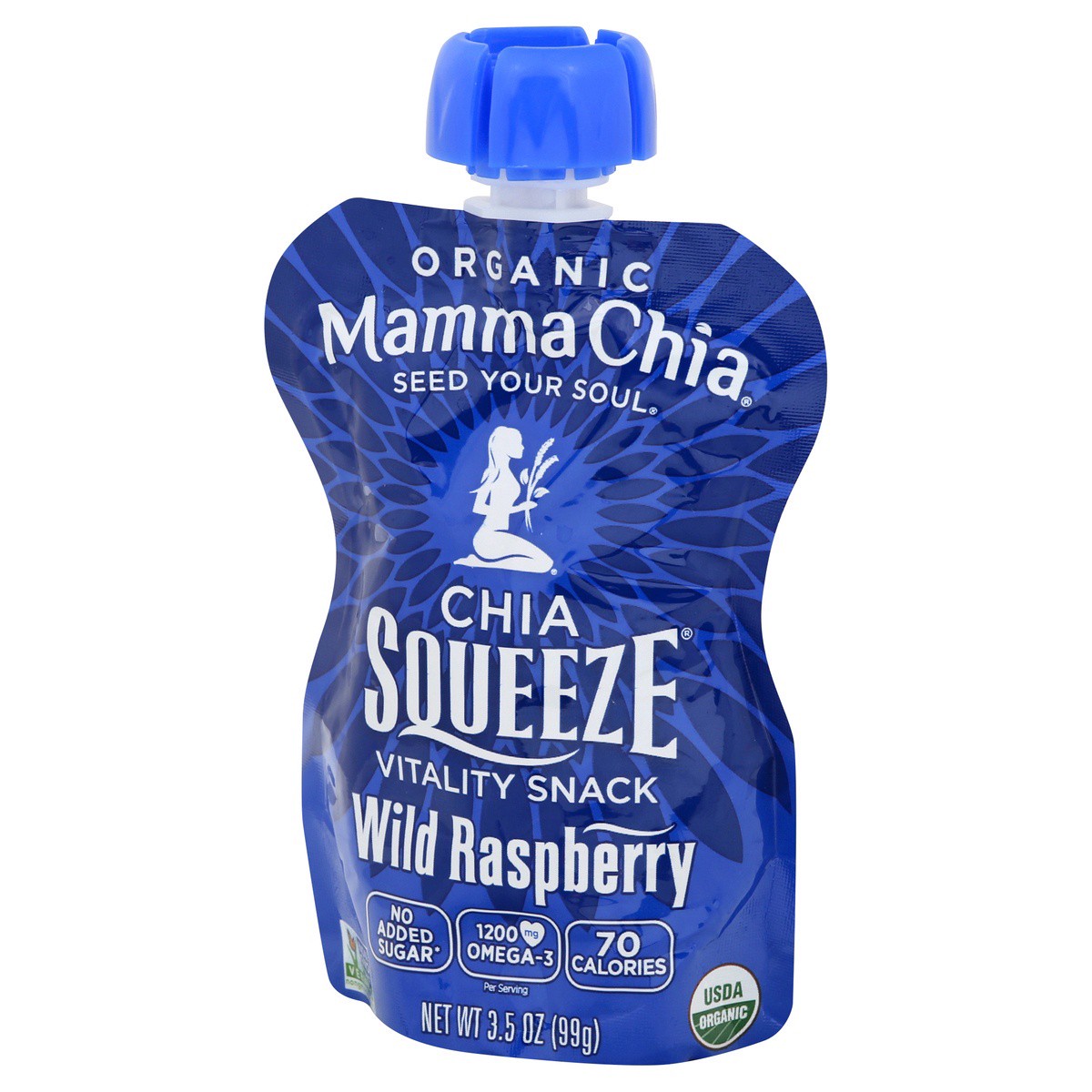 slide 9 of 9, Mamma Chia Wild Raspberry Squeeze Snack, 3.5 oz