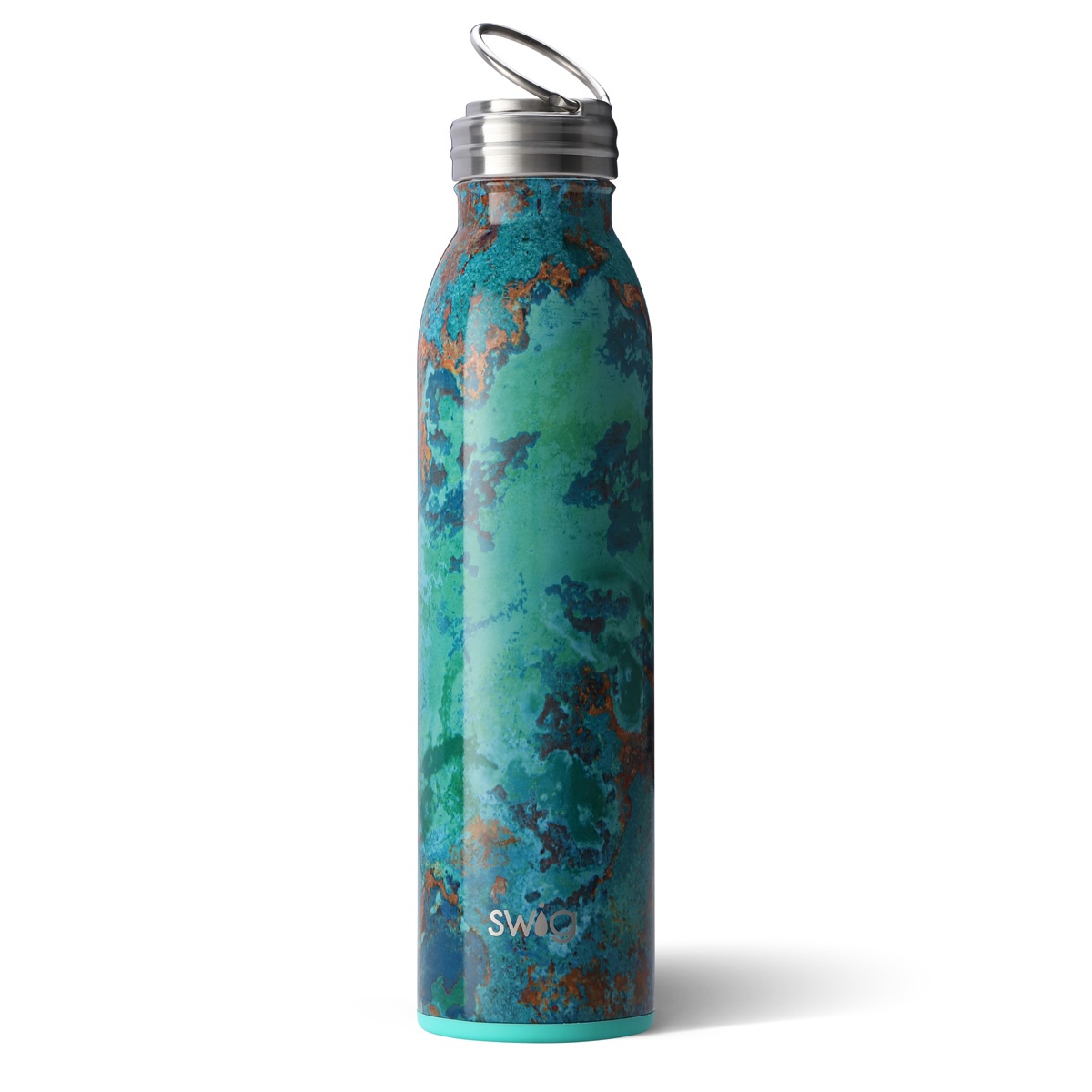 slide 1 of 1, Swig Copper Patina Water Bottle, 20 oz