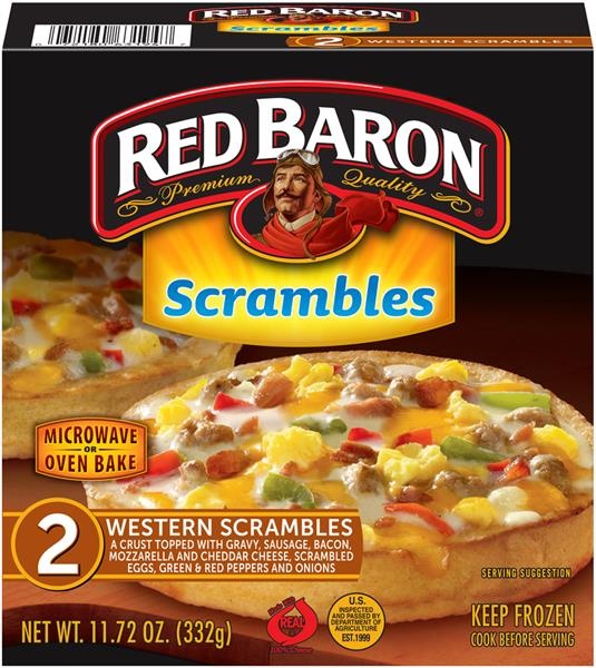 slide 1 of 1, Red Baron Scrambles Biscuit Style Western, 11.72 oz