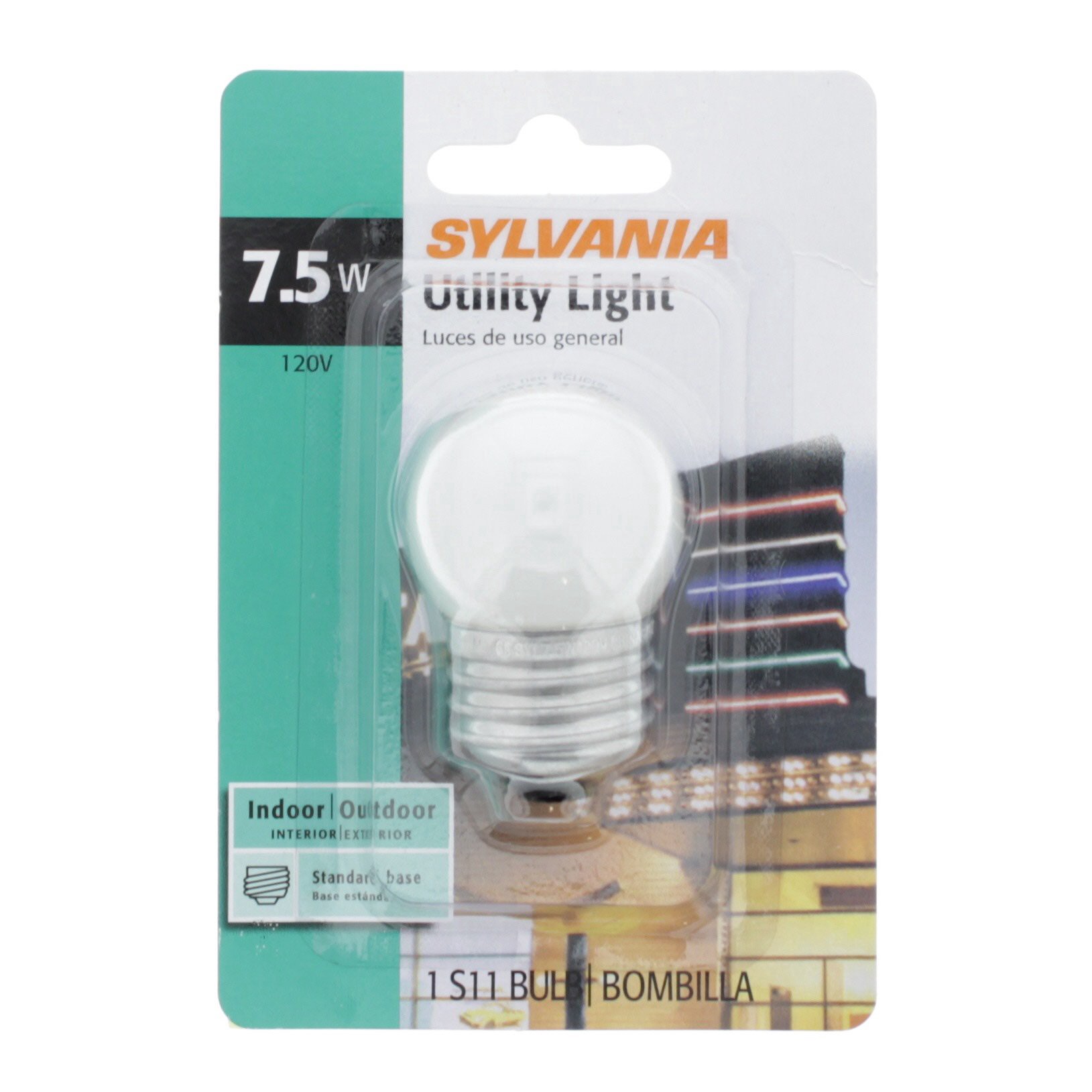 slide 1 of 1, Sylvania 7 1/2 Watt Round Nite Lite, 1/2 gal