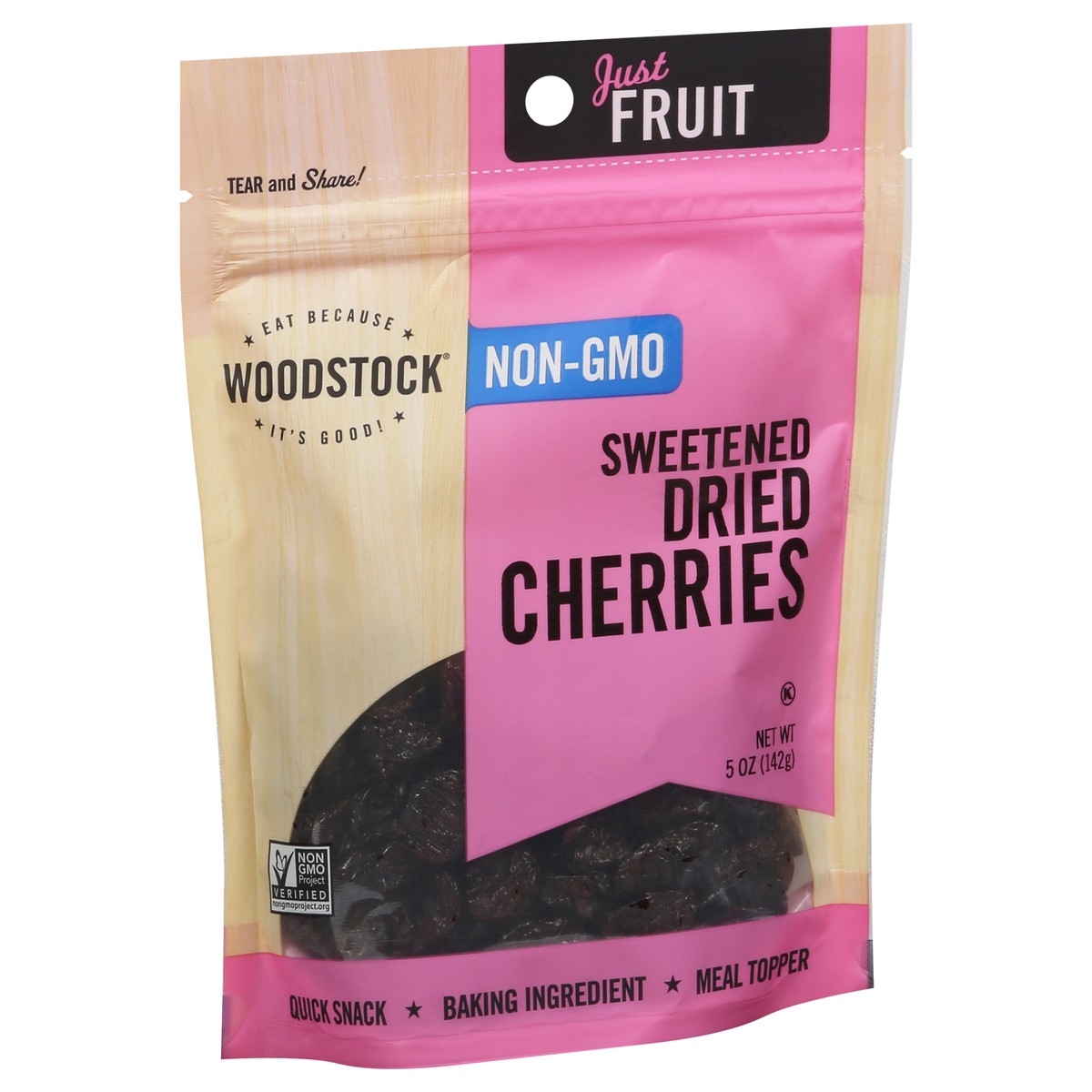 slide 3 of 13, Woodstock Sweetened Dried Cherries 5 oz, 5 oz