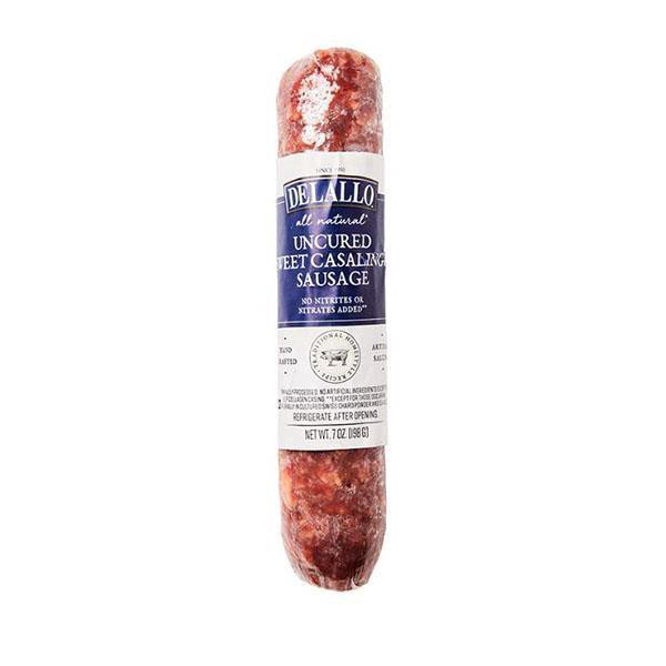 slide 1 of 1, DeLallo Casalingo Dry Sweet Sausage, 7 oz