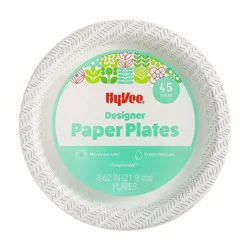Hy-Vee Designer 8 5/8" Paper Plates