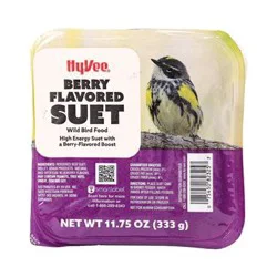 Hy-Vee Berry Flavored Suet Wild Bird Food 11.75oz