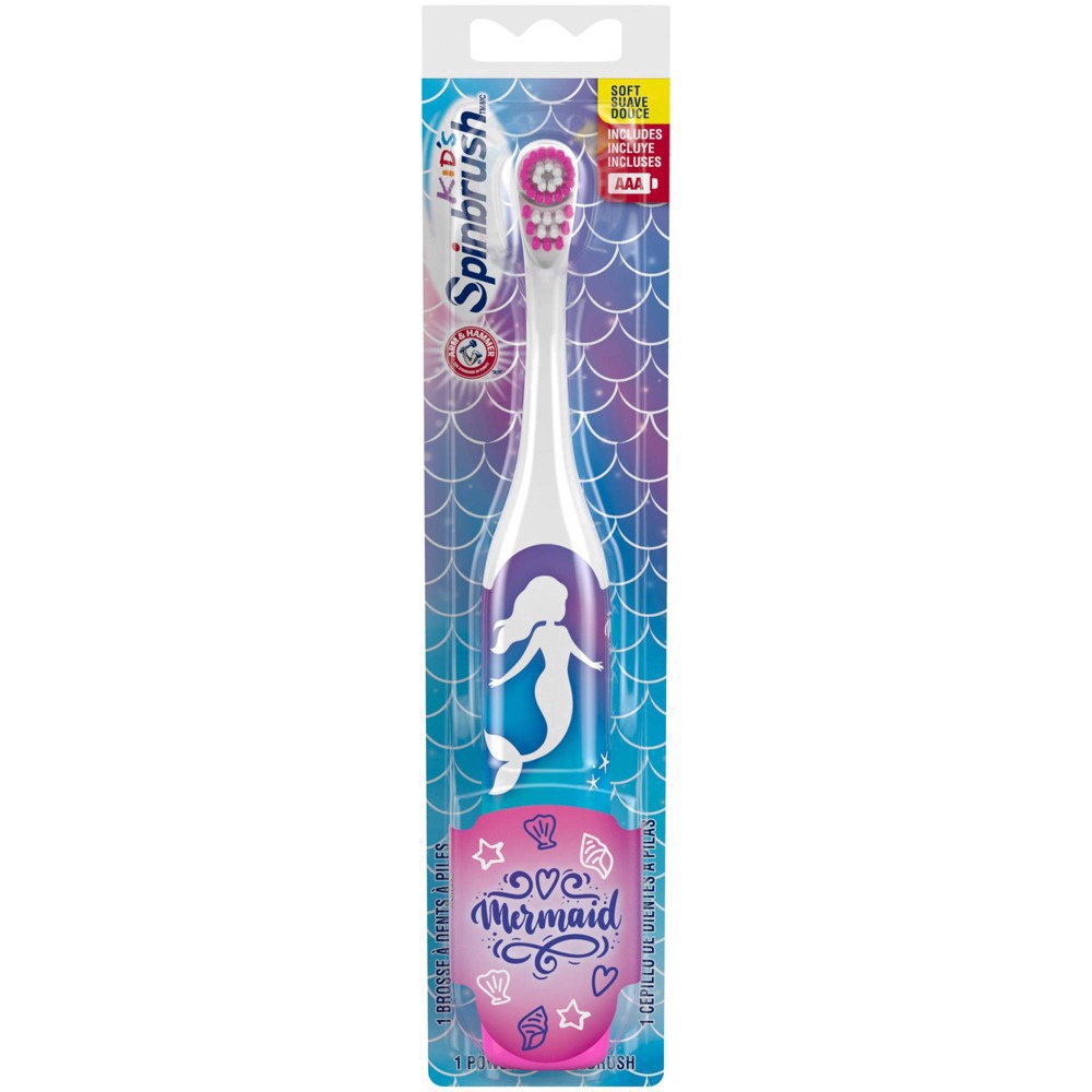 slide 24 of 66, Spinbrush Mermaid & Unicorn Kids Electric Toothbrush, 1 ct