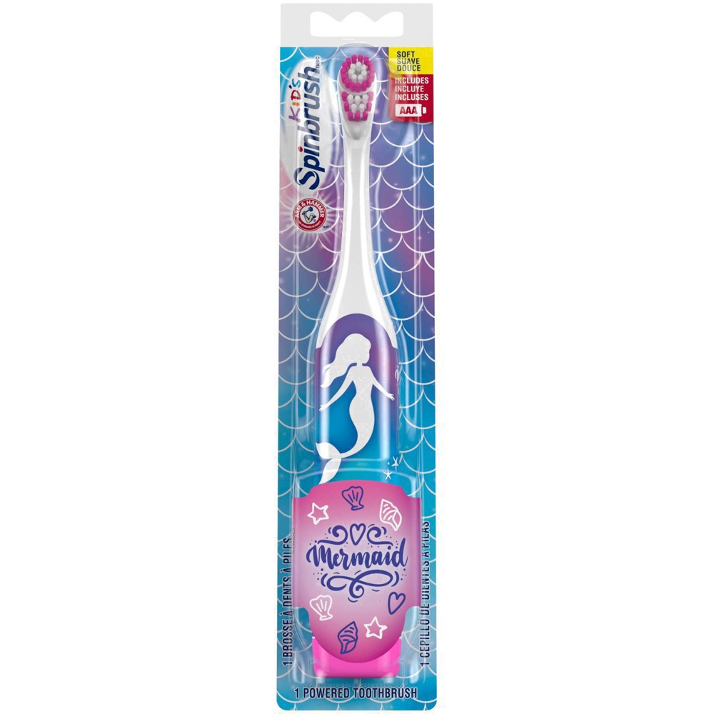 slide 13 of 66, Spinbrush Mermaid & Unicorn Kids Electric Toothbrush, 1 ct