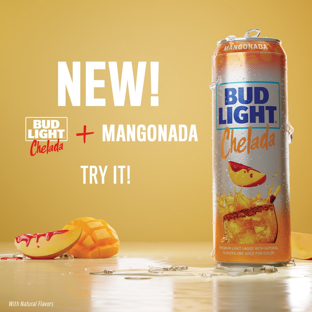 slide 3 of 3, Bud Light Chelada Tajin Mangonada Beer 25 fl oz, 25 fl oz