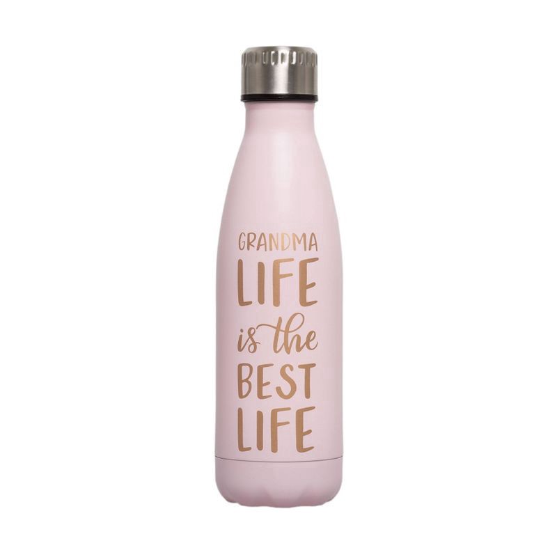 slide 1 of 4, Pearhead Grandma Life Water Bottle - Pink, 16 oz