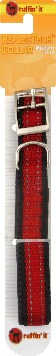 slide 1 of 2, Ruffin' It Ruffin It Medium Reflectec Dog Collar, 1 ct