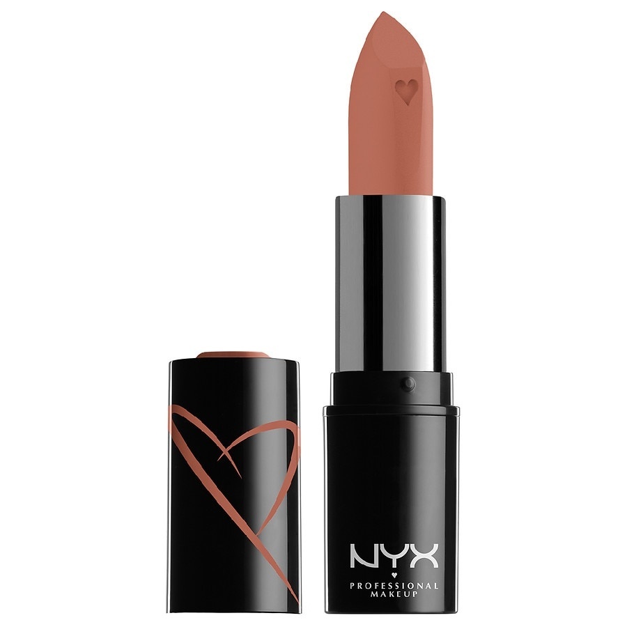 slide 1 of 1, NYX Professional Makeup Shout Loud Satin Lipstick, Silk, 04 oz