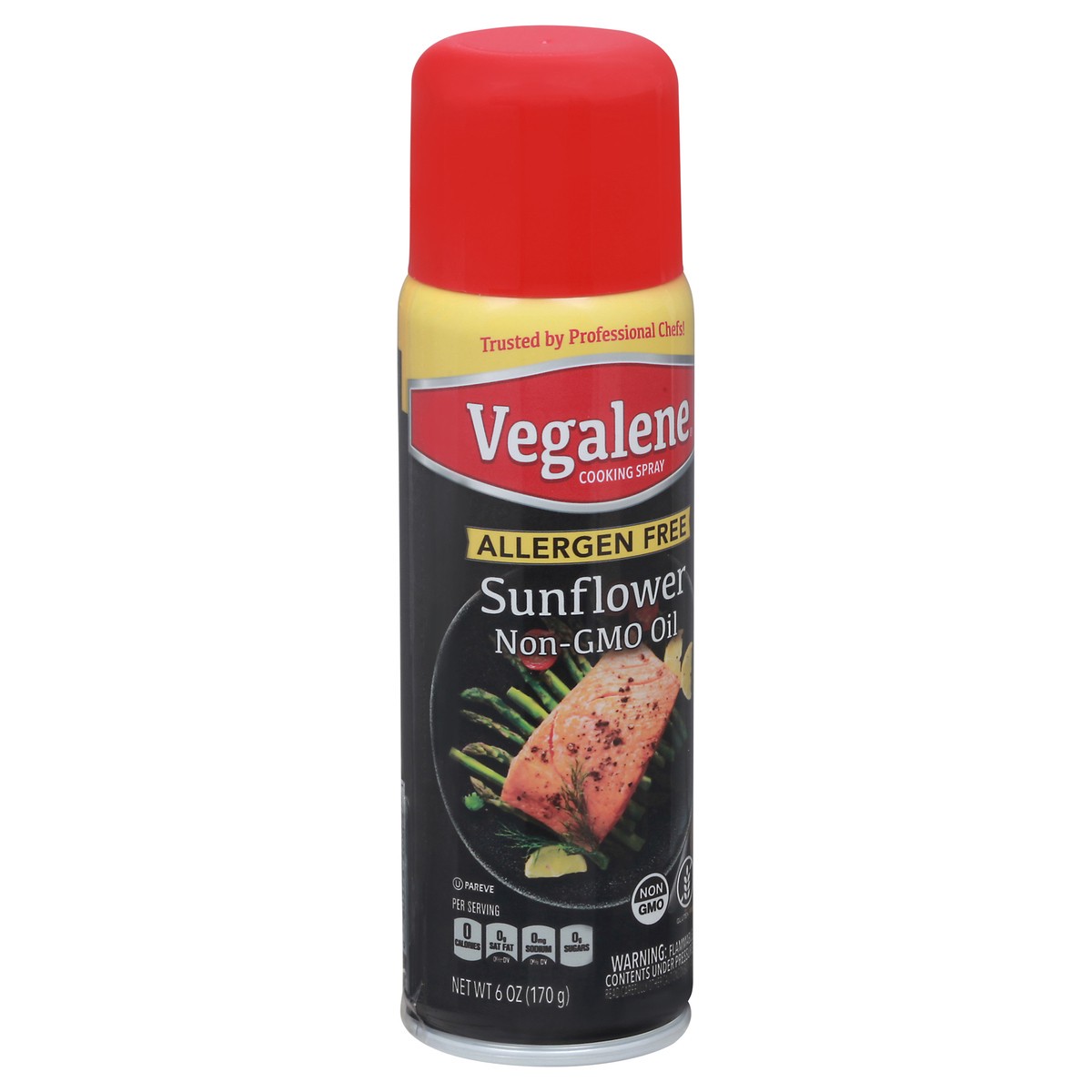 slide 4 of 9, Vegalene Allergen Free Sunflower Cooking Spray 6 oz, 6 oz