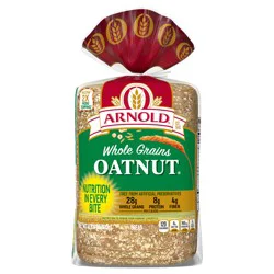 Arnold Whole Grains Oatnut Bread, 24 oz