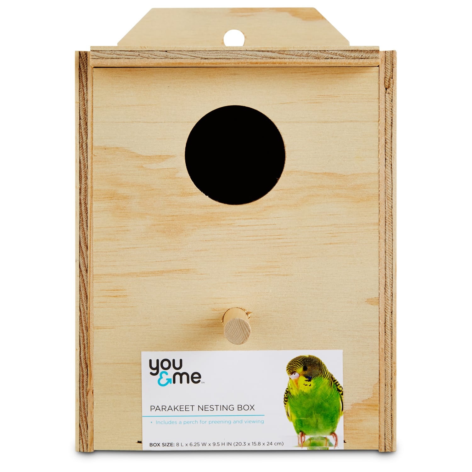 slide 1 of 1, You & Me Parakeet Nest Box, 1 ct