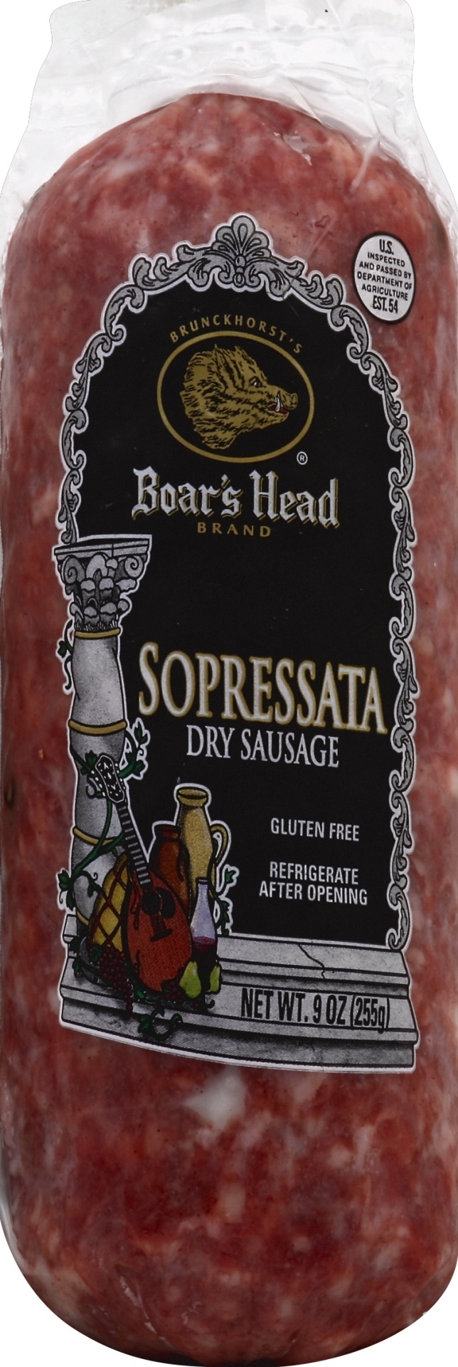 slide 1 of 2, Boar's Head Dry Sausage, Sopressata, Uncured, 1 ct