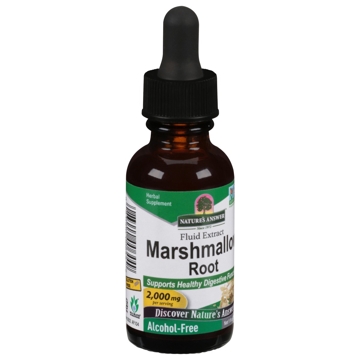 slide 3 of 9, Nature's Answer 2000 mg Fluid Extract Marshmallow Root 1 fl oz, 1 fl oz