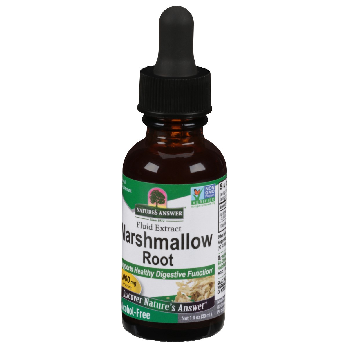 slide 6 of 9, Nature's Answer 2000 mg Fluid Extract Marshmallow Root 1 fl oz, 1 fl oz