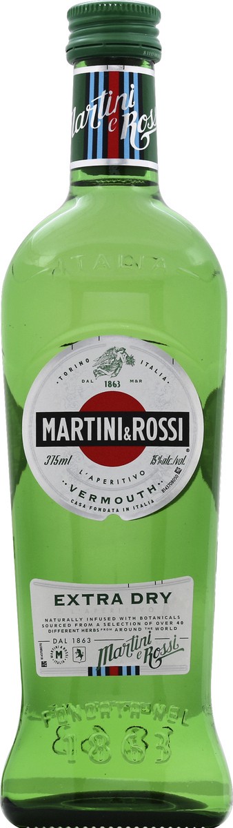 slide 2 of 2, Martini & Rossi Extra Dry Vermouth Cocktail Mixer 15% 37.5Cl/375Ml, 375 ml