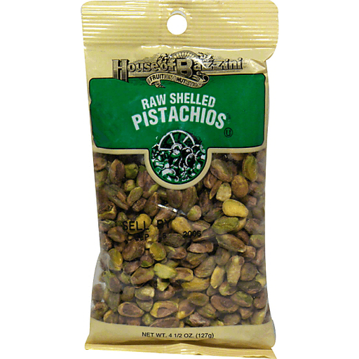 slide 1 of 1, House of Bazzini Raw Shelled Pistachios, 4.5 oz