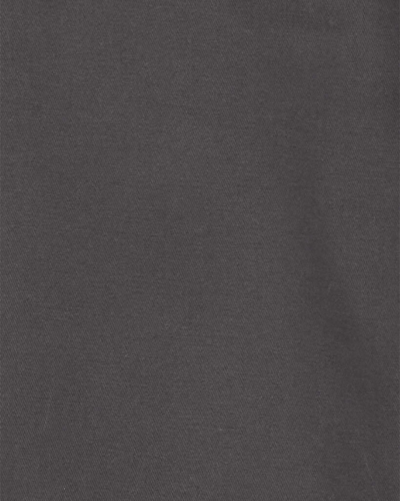 slide 3 of 3, Oshkosh Kid Skinny Fit Tapered Chino Pants Grey 7, 1 ct