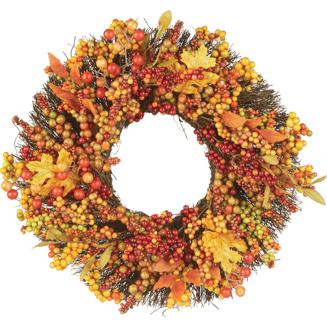 slide 1 of 1, Berry Wreath, 1 ct