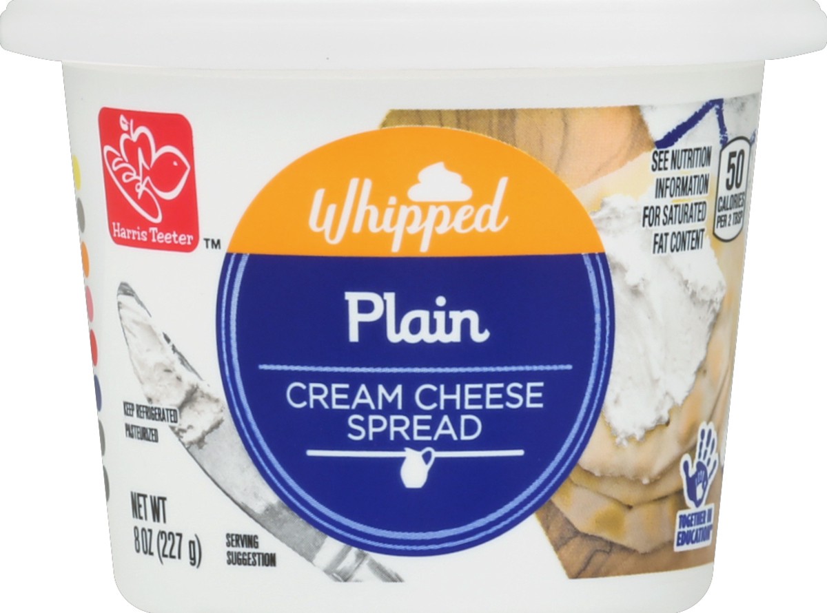 slide 2 of 3, Harris Teeter Whipped Cream Cheese, 8 oz