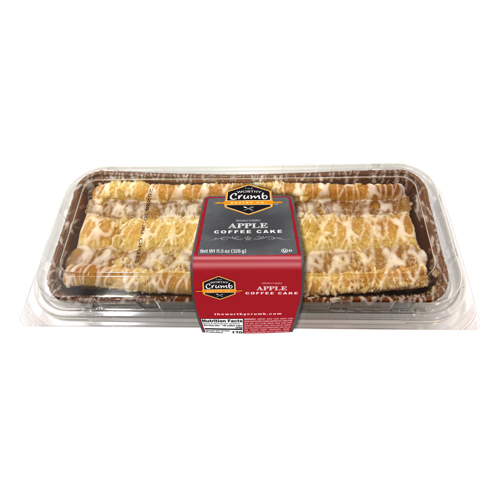 slide 1 of 1, The Worthy Crumb™ Apple Coffee Cake, 11.5 oz