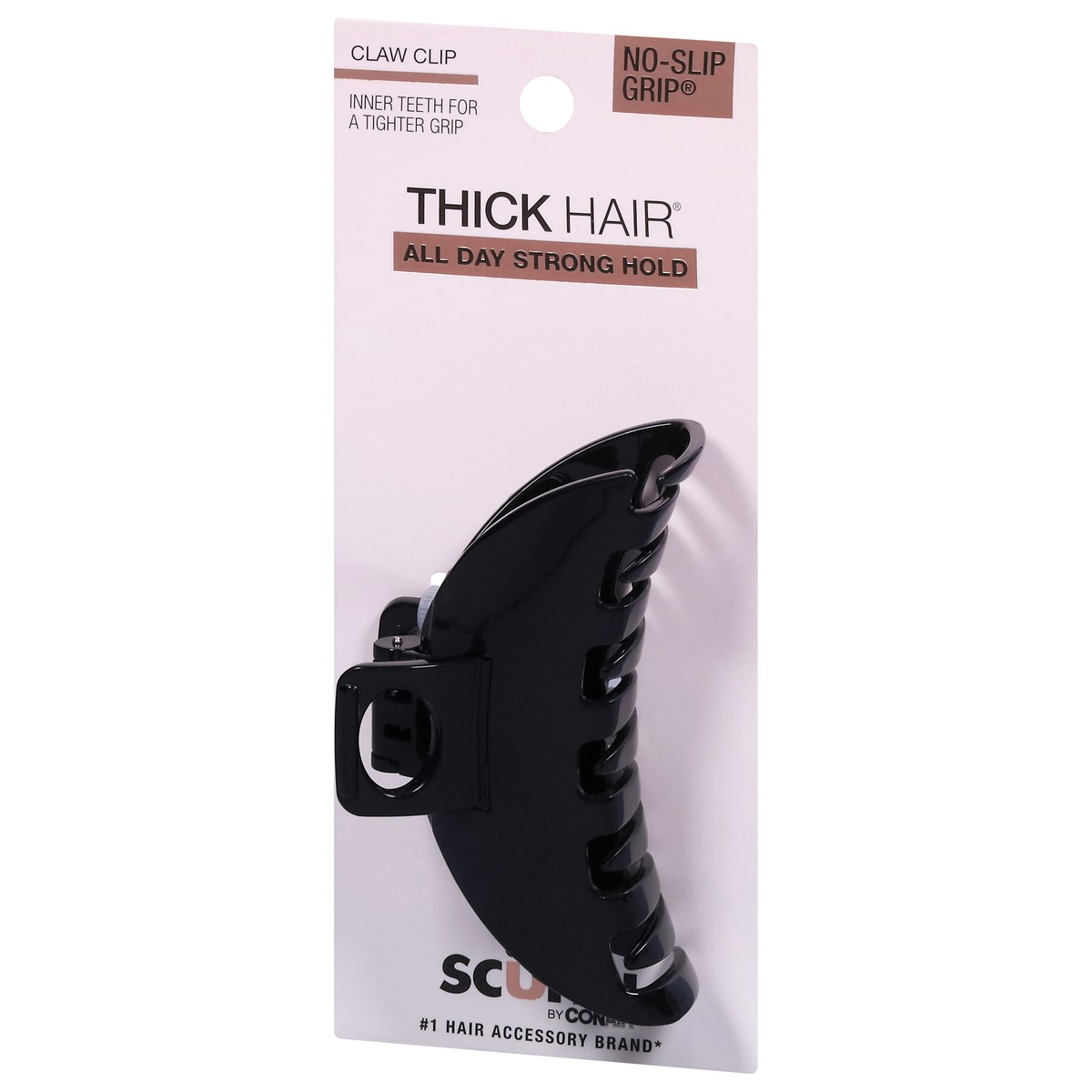 slide 2 of 13, scünci No-Slip Grip Claw Clip 1 Each, 1 ct