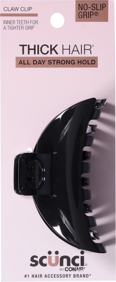 slide 13 of 13, scünci No-Slip Grip Claw Clip 1 Each, 1 ct