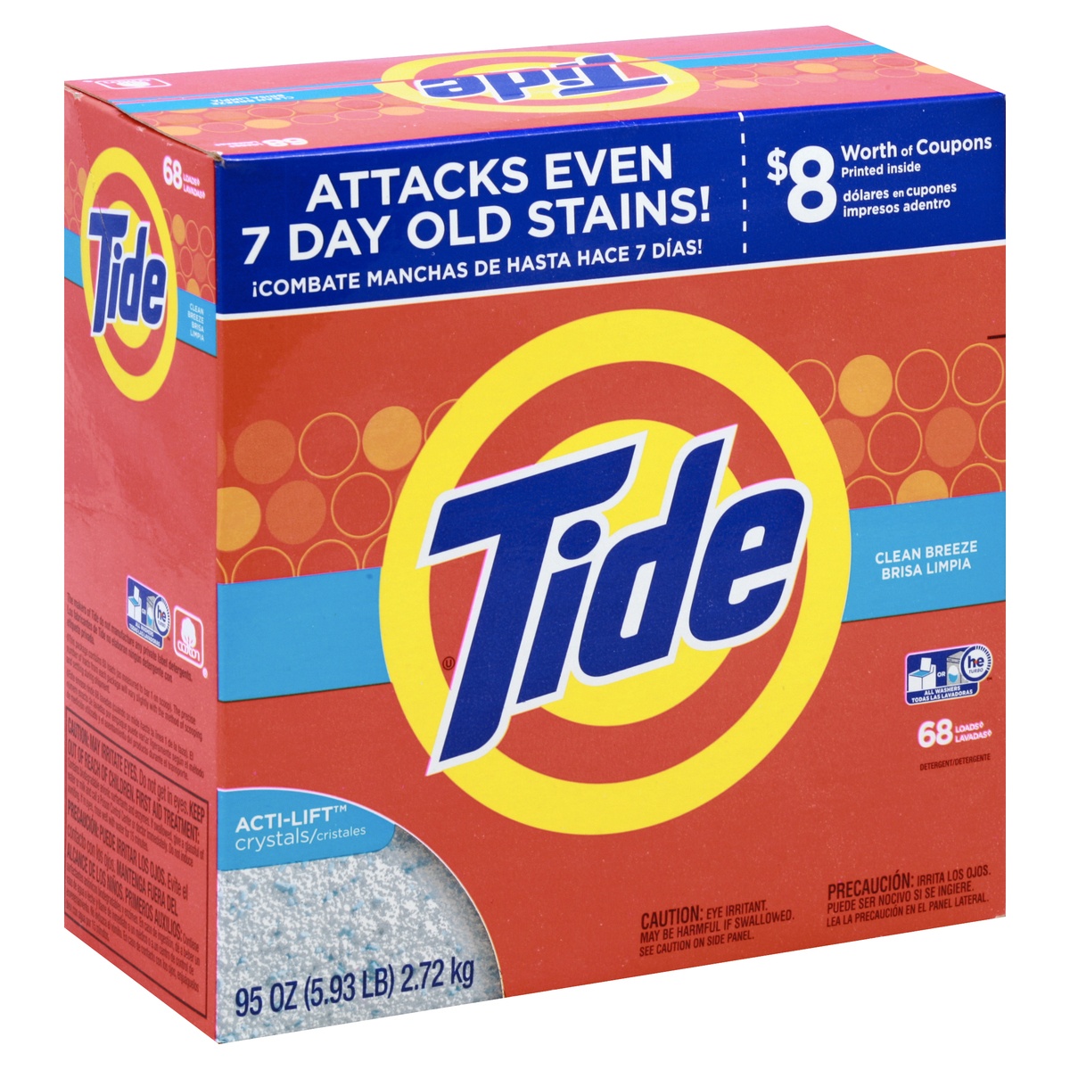 slide 1 of 1, Tide Detergent 95 oz, 95 oz