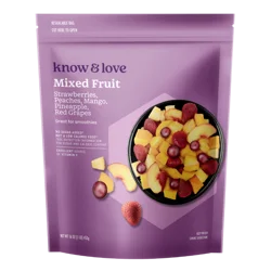 Know & Love Mixed Fruit Frozen Fruit 16 Ounces