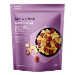 Know & Love Mixed Fruit Frozen Fruit 16 Ounces
