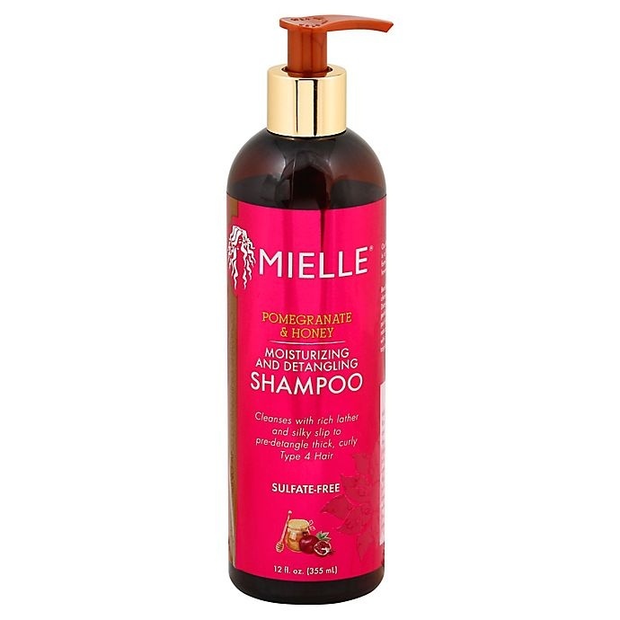 slide 1 of 7, Mielle Pomegrante & Honey Moisturizing and Detangling Shampoo 12 fl oz, 12 fl oz