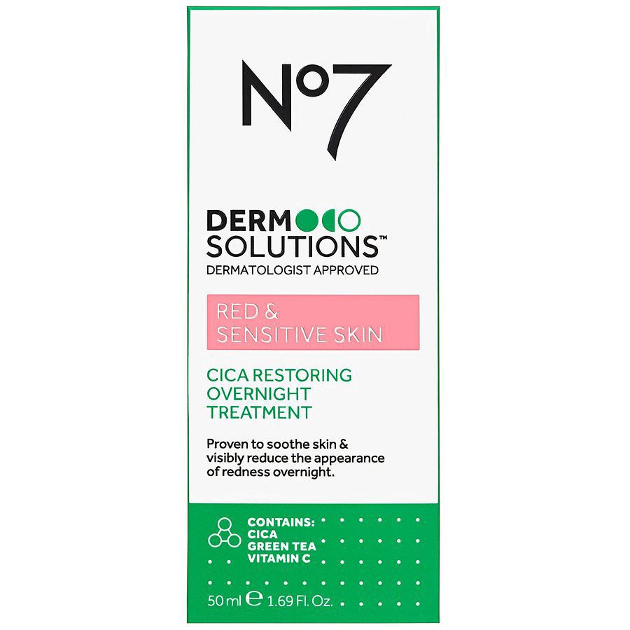 slide 4 of 5, No7 Derm Solutions Cica Restoring Overnight Treatment 1.69 fl oz, 1.69 fl oz