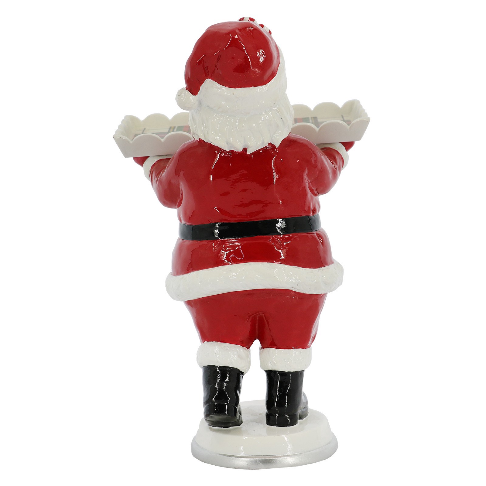 slide 5 of 5, 11.5" Santa Holding A Tray Tabletop Decor By Ashland, 7.3 in x 7 in x 11.48 in