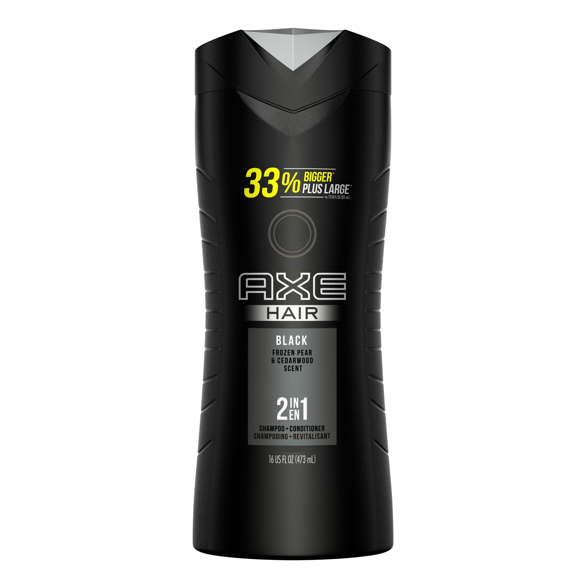 slide 1 of 2, AXE 2 in 1 Shampoo and Conditioner Black, 16 oz