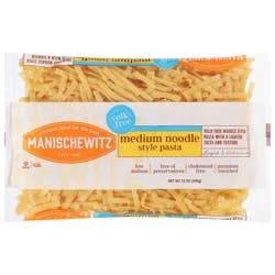 Manischewitz Yolk Free Medium Noodle Style Pasta Medium 12 oz