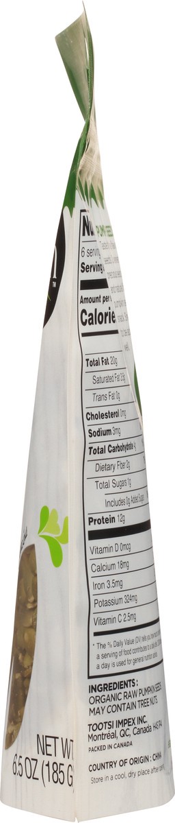 slide 10 of 12, Elan Organic Pumpkin Seeds 6.5 oz, 6.5 oz