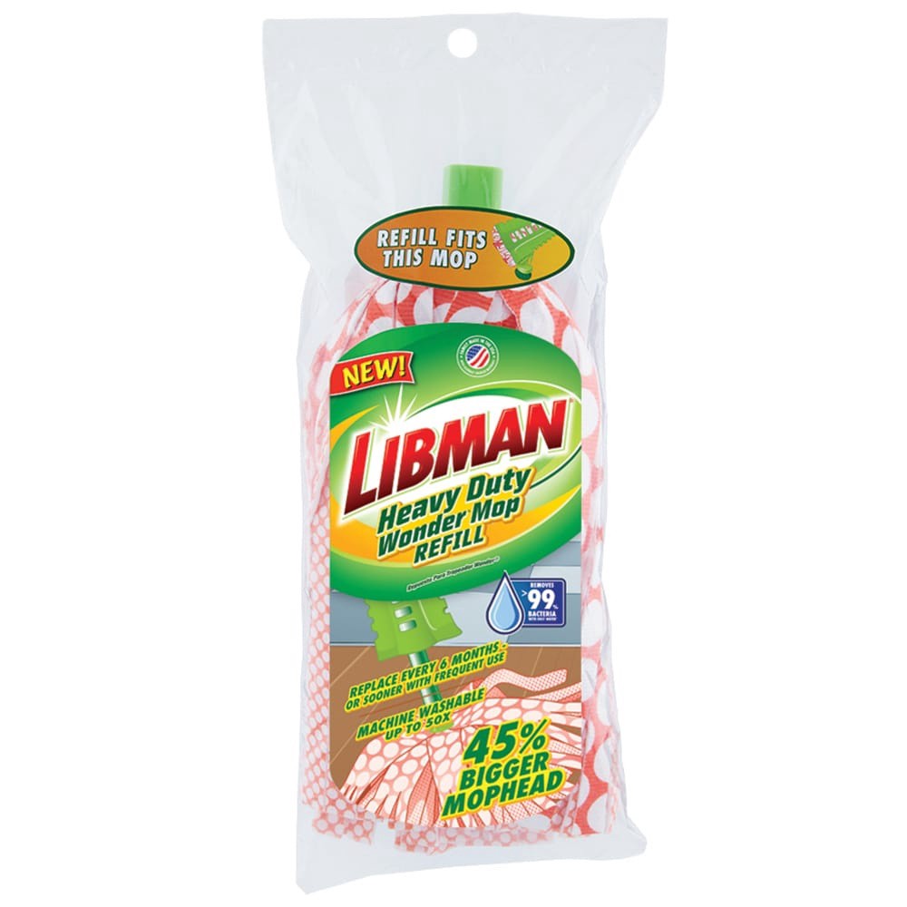 slide 2 of 2, Libman Heavy Duty Wonder Mop Refill, 1 ct