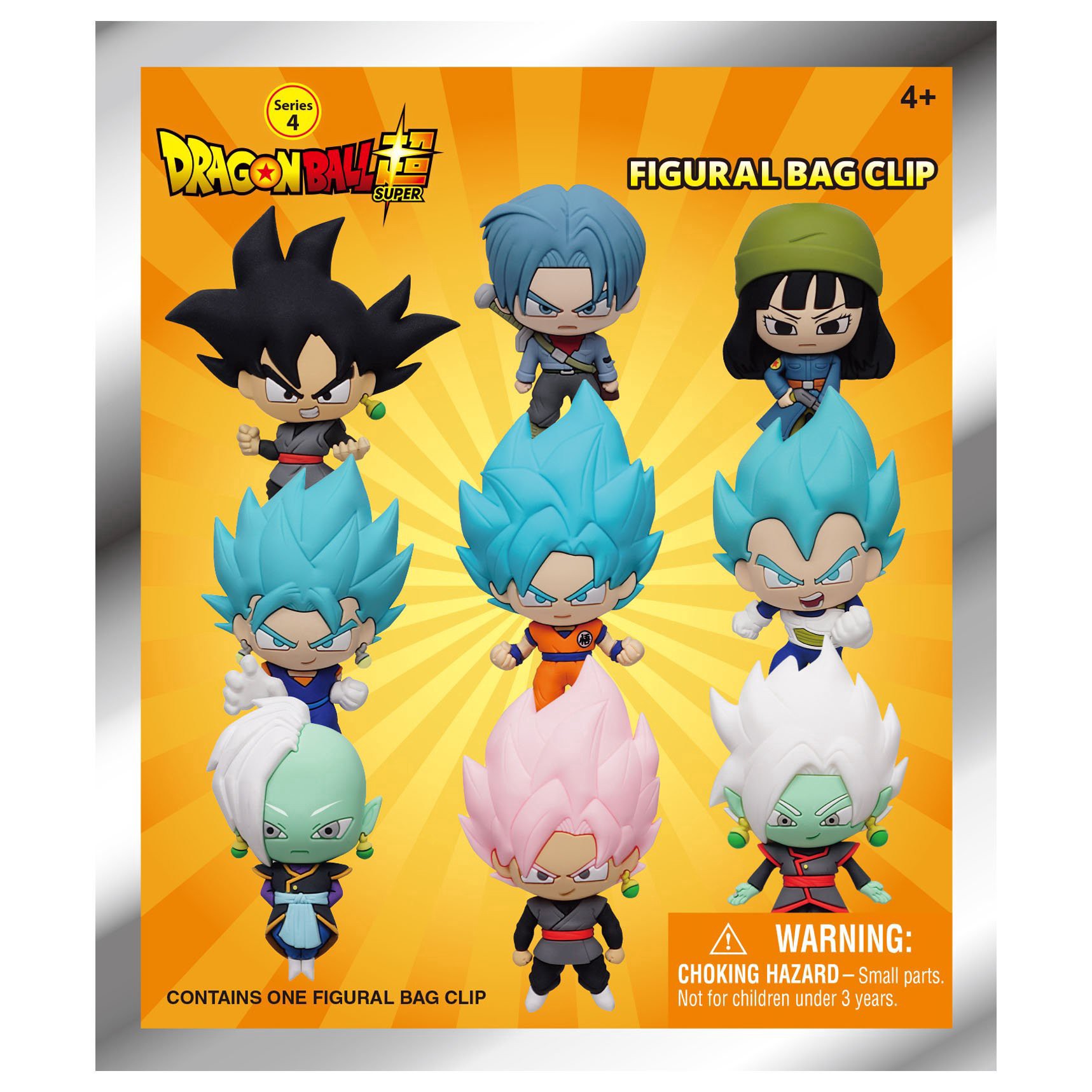 slide 1 of 1, Dragon Ball Super Figural Bag Clip - Series 4, 1 ct