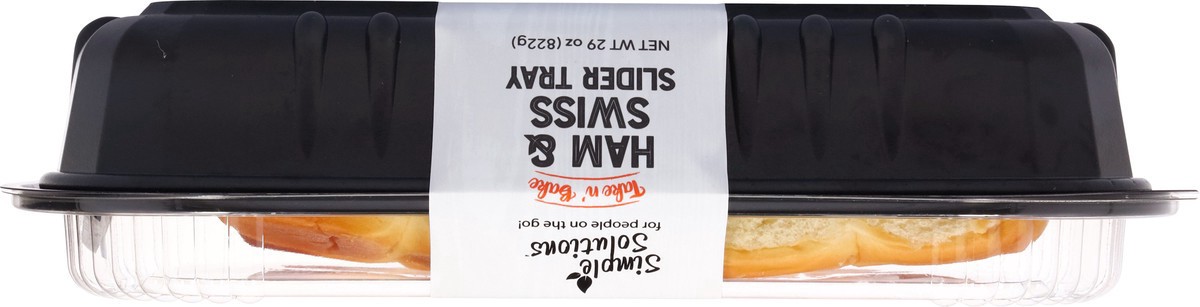 slide 10 of 14, Simple Solutions Take n' Bake Ham & Swiss Slider Tray 29 oz, 29 oz