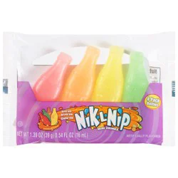 Nik-L-Nip Nik L Nip Bottles Wax Candy 4Pk