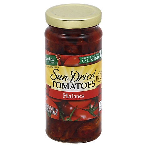 slide 1 of 1, Signature Farms Sundried Tomatoes Halves, 8.5 oz